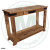 Wormy Maple Hamilton Hall Table 45.5''W x 32''H x 16''D