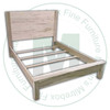 Maple King Tanner Panel Bed With 52'' High Headboard And 15'' High Footboard.