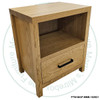 Oak Tanner 1 Drawer Night Stand