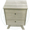 Wormy Maple Xander 2 Drawer Night Stand