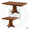 Oak Eastwood Single Pedestal Table 42''D x 48''W x 30''H With 1 - 12'' Leaf