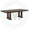 Maple Acropolis Solid Top Double Pedestal Table 54''D x 96''W x 30''H Table Has 1.25'' Thick Top With 16'' Extensions.