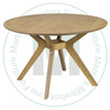 Maple Leksvik Single Pedestal Table 60''D x 60''W x 30''H