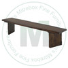 Maple Arcadia Bench 16''D x 108''W x 18''H