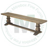 Maple Black Sea Bench 16''D x 42''W x 18''H