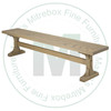 Oak Castleton Bench 14''D x 78''W x 18''H