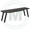 Maple Kustavi Bench 16''D x 42''W x 18''H