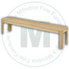 Maple Naasko Bench 14''D x 42''W x 18''H