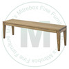 Maple Vega Bench 14''D x 42''W x 18''H