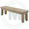 Maple Mansfield Bench 14''D x 60''W x 18''H