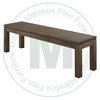 Maple Williamsburg Bench 14''D x 42''W x 18''H