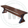 Wormy Maple Moorhouse Bench 14''D x 66''W x 18''H