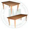 Wormy Maple Bauhaus Extension Harvest Table 36''D x 60''W x 30''H With 2 - 12'' Leaves