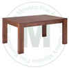 Oak Mannheim Solid Top Harvest Table 36''D x 48''W x 30''H And 2 - 16'' Extensions