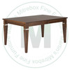 Wormy Maple Gateway Solid Top Harvest Table 42''D x 48''W x 30''H Table