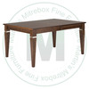 Wormy Maple Gateway Solid Top Harvest Table 48''D x 48''W x 30''H Table