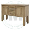 Oak Mansfield Sideboard 19''D x 72''W x 37''H