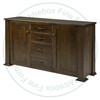 Oak Nottingham Sideboard 19''D x 66''W x 37''H