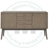 Oak Skalo Sideboard 18''D x 60''W x 36''H With 2 Doors and 4 Drawers