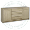 Wormy Maple Sauvo Sideboard 18'' Deep x 60'' Wide x 34''H