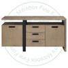 Wormy Maple Narva Sideboard 18'' Deep x 60'' Wide x 35''H