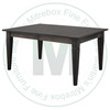 Maple Reesor Solid Top Harvest Table 42''D x 108''W x 30''H Table Has 1.25'' Thick Top And 2 - 16'' Extensions