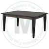 Maple Reesor Solid Top Harvest Table 42''D x 60''W x 30''H Table Has 1 3/4'' Thick Top And 2 - 16'' Extensions