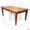 Oak Reesor Extension Harvest Table 36''D x 36''W x 30''H With 2 - 12'' Leaves Table Has 1'' Thick Top
