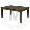 Wormy Maple Notre Dame Solid Top Harvest Table 36''D x 36''W x 30''H And 2  16'' Extensions