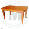Oak Vienna Solid Top Harvest Table 48''D x 60''W x 30''H