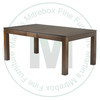 Oak Williamsburg Solid Top Harvest Table 48''D x 72''W x 30''H And 2 - 16'' End Leaves