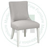 Maple Kolding Side Chair With Leather Seat And Back