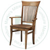 Maple Cardinal Arm Chair With Wood Seat