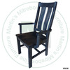 Maple Eastbrook Arm Chair With Wood Seat