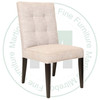 Maple Cabana Side Chair With Fabric Seat