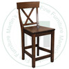 Maple Opera 24" counter chair with Wood Seat