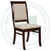 Maple Elizabeth Side Chair With Leather Seat And Back