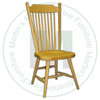 Maple Farmhouse Side Chair With Wood Seat