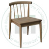 Maple Oulu Side Chair With Wood Seat