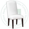 Maple Royal Canadian Side Chair With Leather Seat