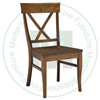 Oak Opera Side Chair With Wood Seat