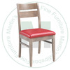 Oak Harvard Side Chair With Fabric Seat