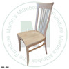 Oak Athena Side Chair With Wood Seat