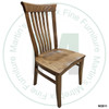 Oak Athena Side Chair With Wood Seat