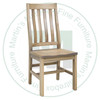Oak Brant Side Chair With Wood Seat