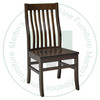 Oak Atlanta Side Chair With Wood Seat