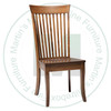 Oak Wien Side Chair With Wood Seat