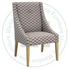 Wormy Maple Fairmont Side Chair With Fabric Seat