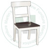 Wormy Maple Plato Side Chair With Wood Seat