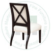 Wormy Maple Tasman Side Chair With Leather Seat